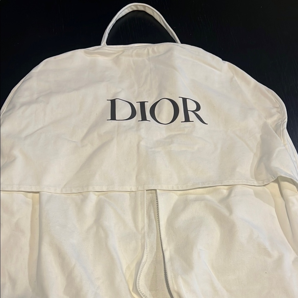 Dior White Garment Bag